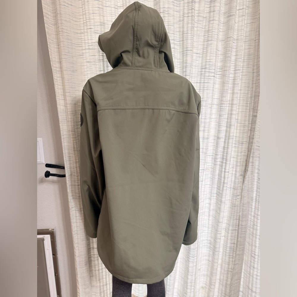 NWT Hurley Men's Jacket Army Green Windproof 3 Layer Tech. Full Zip Hooded Sz XL - Picture 5 of 7
